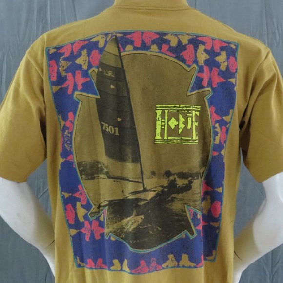 Vintage Surf Shirt - Hobie Sailing Shirt - Men's Large (NWT) - Picture 3 of 10